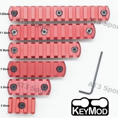 keymod rail section red keymod rail section red