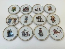 Hummel Mini  Plates  Berta  Hummel Museum Miniatures 12 total mini plates