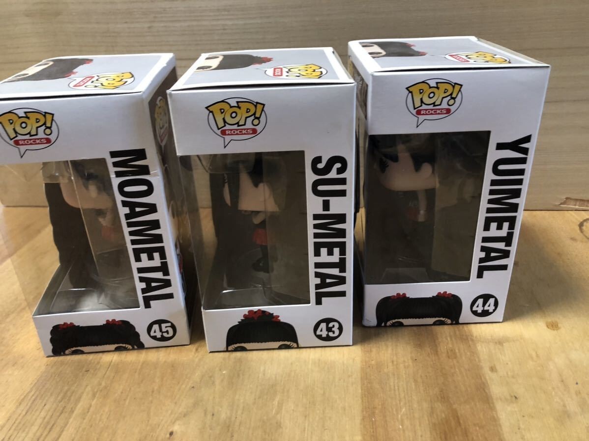 BABYMETAL FUNKO POP! ROCKS Set of 3 #43 SU #44 YUI #45 MOA