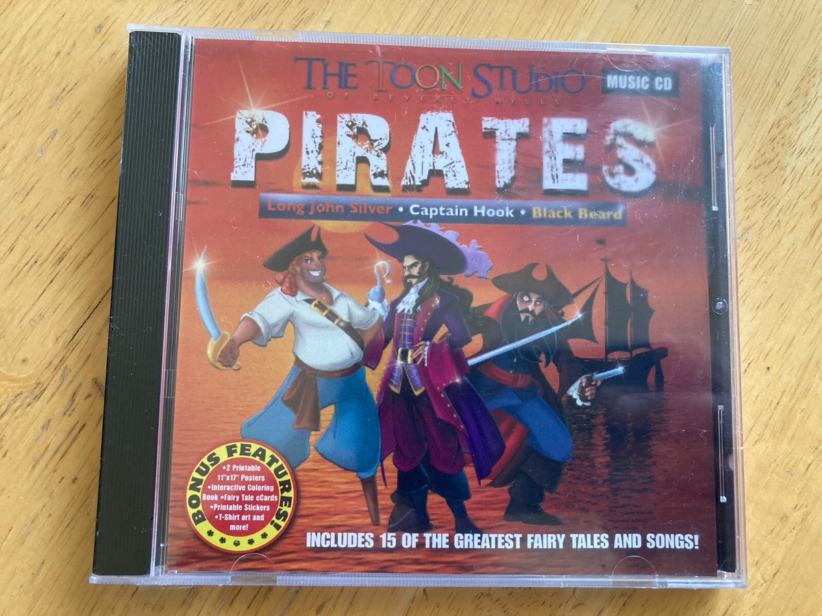 2008 The Toon Studio of Beverly Hills PIRATES CD NOS Captain Hook