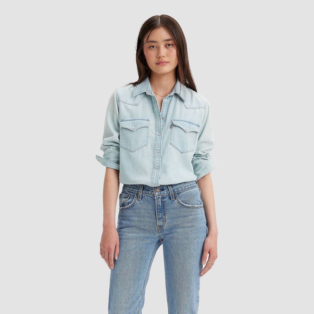 Женская рубашка Levis Ultimate Western с длинным рукавом - Small Talk M