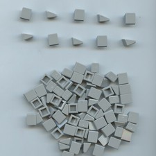 LEGO x 100 Light Bluish Gray Slope 30 1 x 1 x 2/3 bulk lot