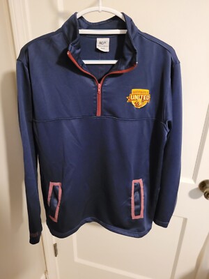 Cleveland Cavaliers Wine & Gold United Member Quarter-Zip Jacket Blue Adult S