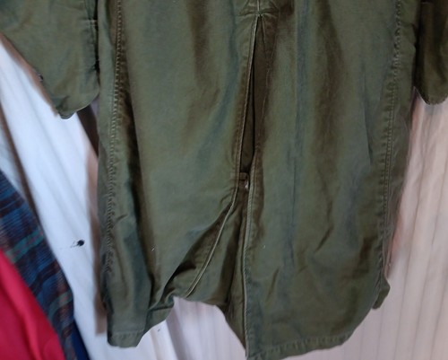 Vintage 1960er Ära US ARMY Trenchcoat 8405-261-6502 klein/normal mit Wollfutter - Bild 8 von 13