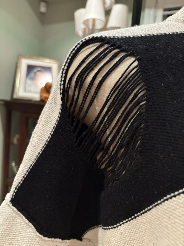 Suéter PLANET BY LAUREN G 100 % Algodón Pima Lagenlook Talla Grande OSFM Foto 3 de 4