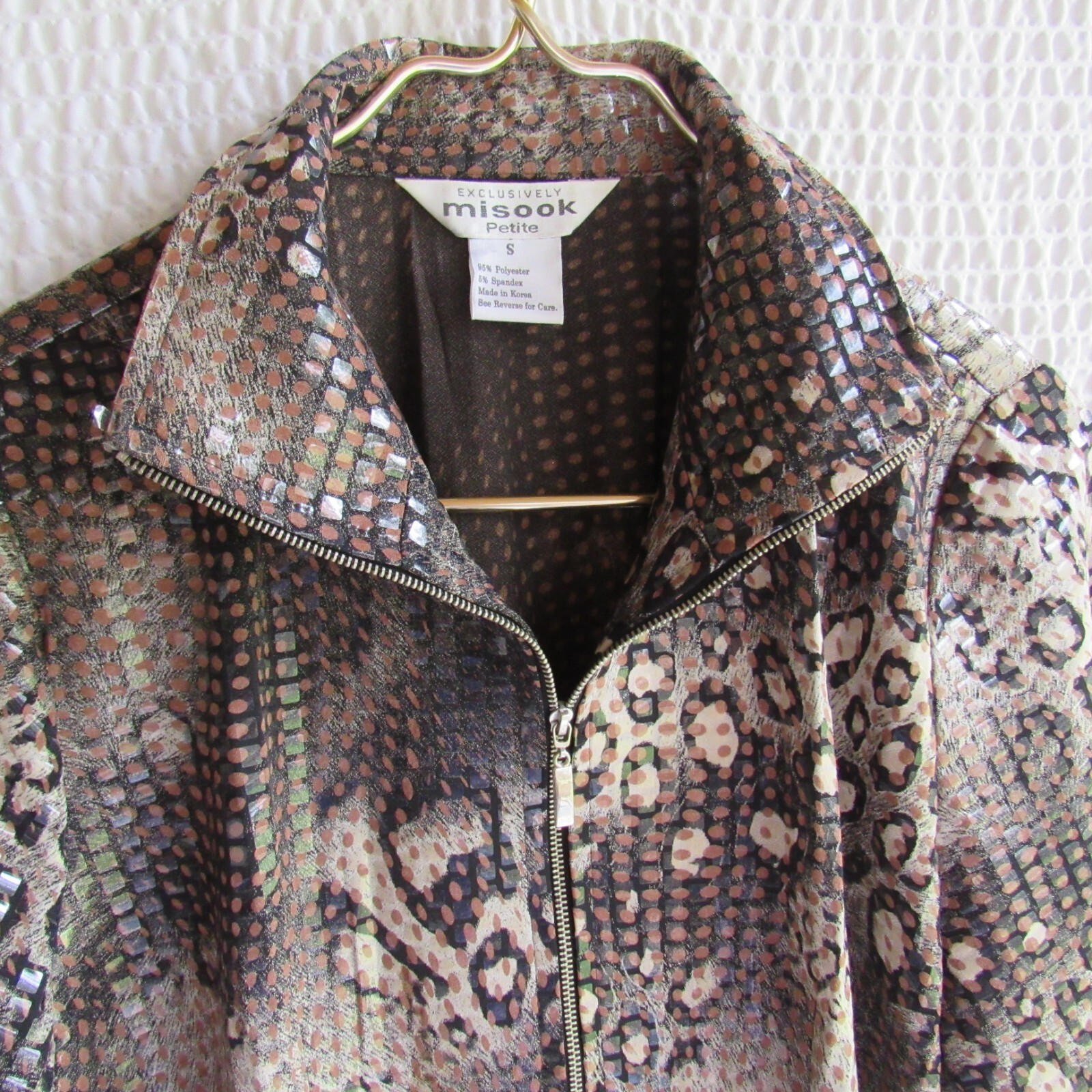 EXCLUSIVELY MISOOK Jacket Small Petite Animal Pri… - image 10