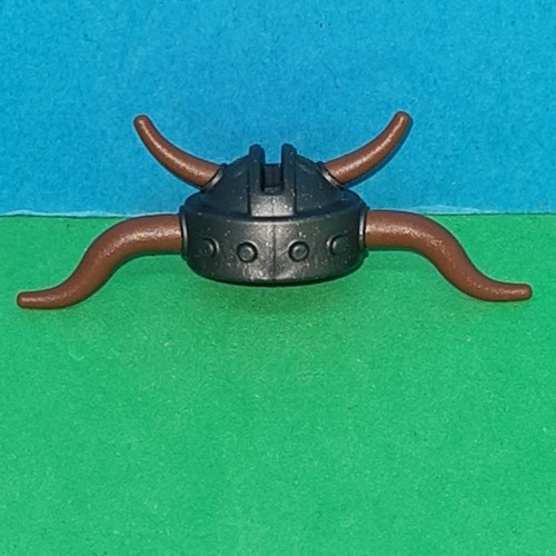 Casque Gris Playmobil Catégorie 3 - Accessoire Figurine - Occasion Très Bon état