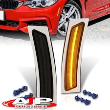 Smoke Led Side Markers Light Reflector Lamps For 2014-2020 Bmw F32 F33 4 Series