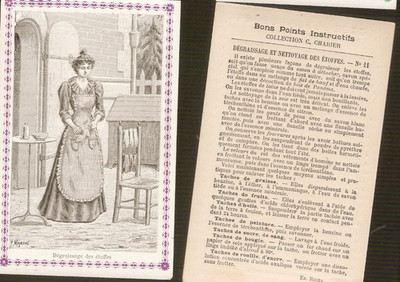 Good Instruction Points Card Illustrator HOUSEWIVES Hard Work
