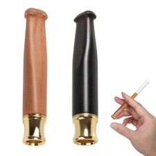 2 pcs Cigarette Holder, Wooden Cigarette Holder Filter Tips, Cigarette Holders F