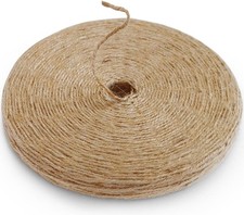 Perkhomy 600 Feet Natural Jute Twine Long Twine String for Crafts Gift Wrapping