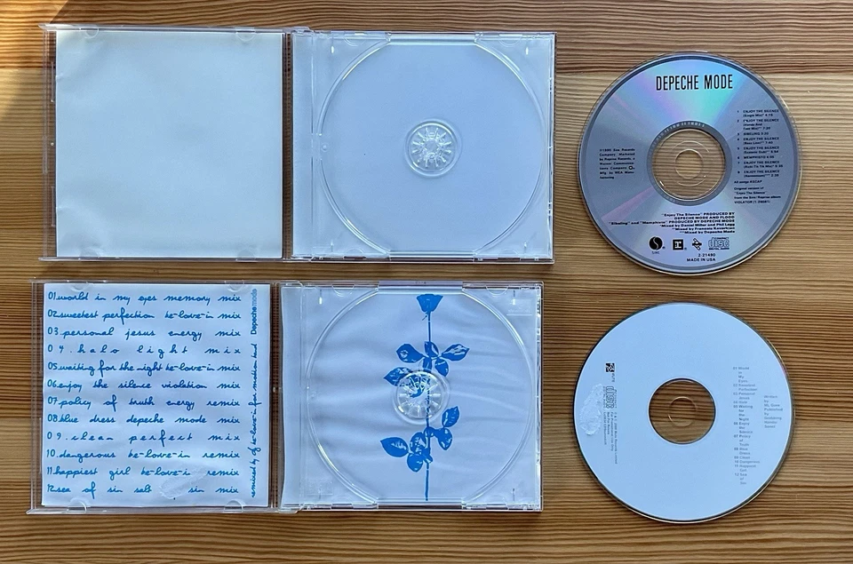 DEPECHE MODE Enjoy The Silence Maxi + Violator 2000 PROMO Stumm CDs - Image 2 of 4