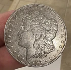 1897 American Morgan Dollar 90% Silver | Ungraded "EF-AU" | Philadelphia Mint