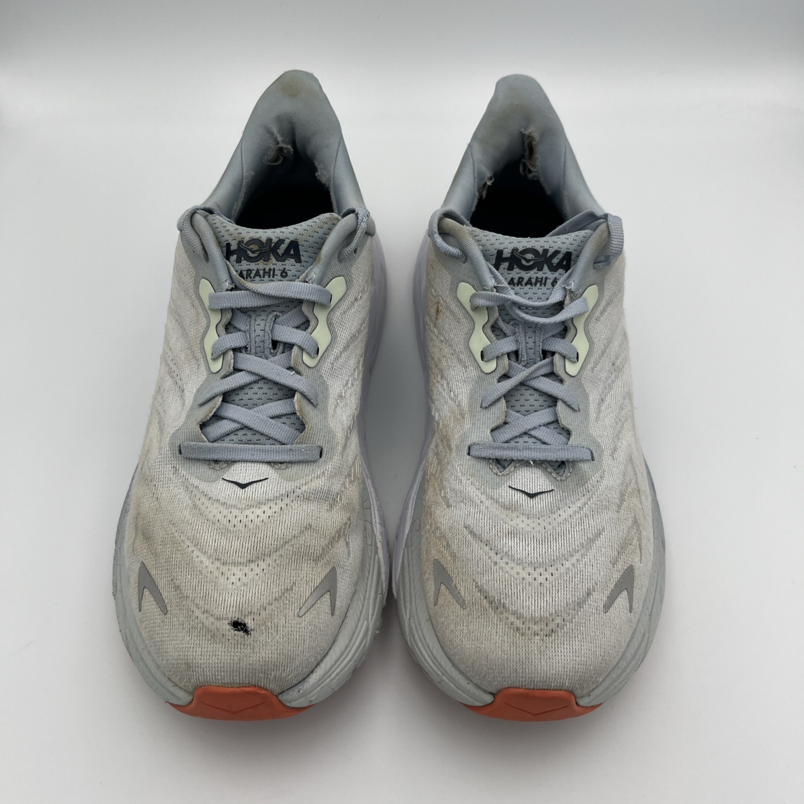 Hoka One One Arahi 6 Sneakers Womens 10 B Blue Athletic Running Shoes FLAWS thumbnail 2