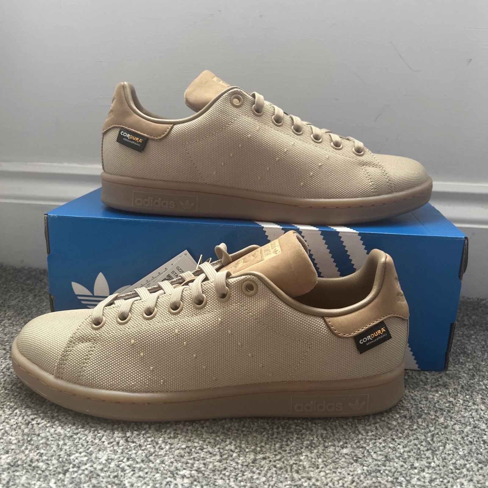 Adidas Originals Stan Smith Cordura scarpe da ginnastica uomo taglia UK 8 5 nuove GZ2593