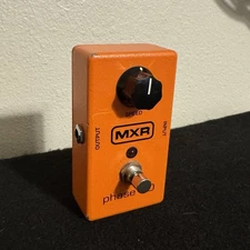 MXR M101 Phase 90 Phase Shifter Effects Pedal Orange With R28 “Script” Mod