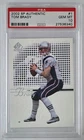 2002 Upper Deck SP Authentic Tom Brady New England Patriots #1 PSA 10