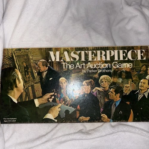 MASTERPIECE - Vintage 1970 Parker Brothers - Board Game - Complete