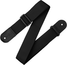 Levy'S Leathers 2" Polypropylene Guitar Strap with Genuine Leather Ends and Tri-