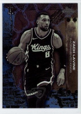 2025-26 Topps Chrome Cactus Jack Blue Refractor 19/150 Zach LaVine #51 18ys
