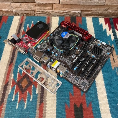 ASROCK Z77M mATX Motherboard Combo! Core i7-3770 16GB RAM GeForce GTX745