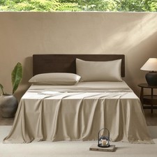 King Sheets Set,Luxuriously 400 Thread Count Organic Viscose Derived from Bed...