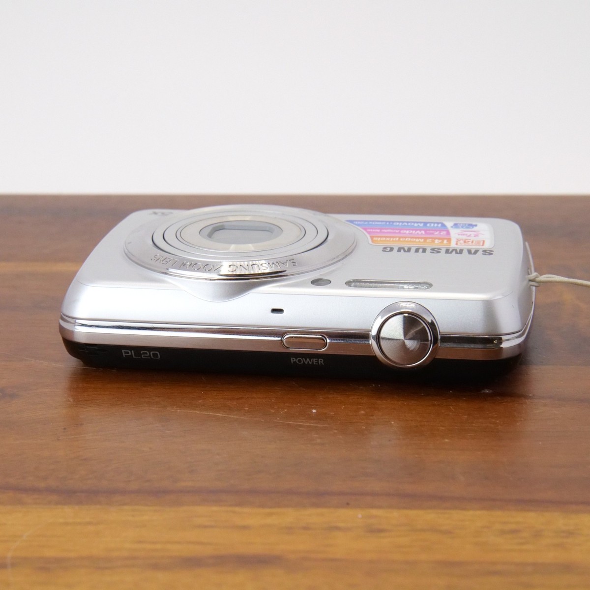 Samsung PL20 Digital Camera 14.2MP 5x Zoom Silver Tested No
