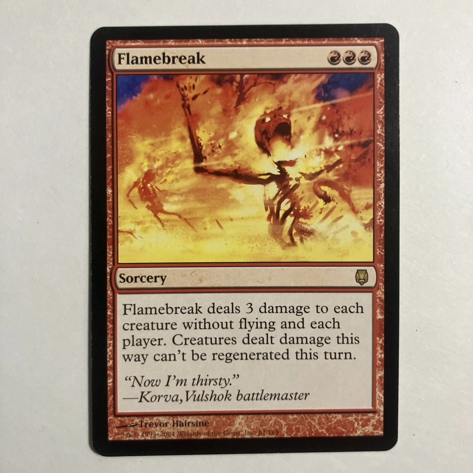 Magic The Gathering Flamebreak Darksteel Regular Rare - Image 2 of 3