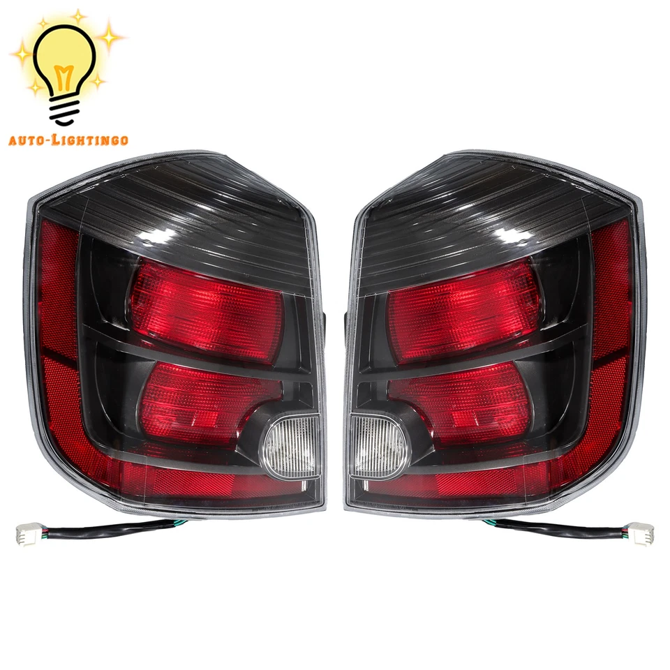 Tail Lights Tail Lamp Black Interior Right+Left Side For Nissan Sentra 2010-2012 - Изображение 3 из 4