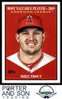 Mike Trout Most Valuable 2025 Topps Update #MV-9 Angels Baseball Card