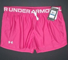 1363372-652 Under Armour Girl's XL Play Up Shorts, Rebel Pink