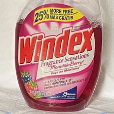 Windex Glass Cleaner Fragrance Sensations Mountain Berry Spray Discontinued