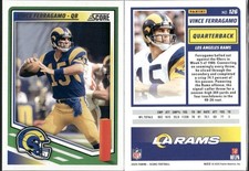 🏈 2025 Panini-Score - Vince Ferragamo Rams #126