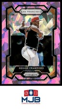 2024 Panini Prizm Reggie Crawford Pink Ice Prizms #278 San Francisco Giants
