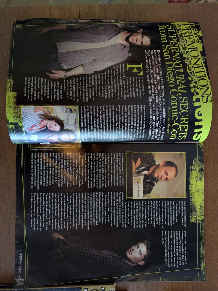 Supernatural Magazine #13 Dec 2009/Jan 2010 very good condition - Image 2 of 4