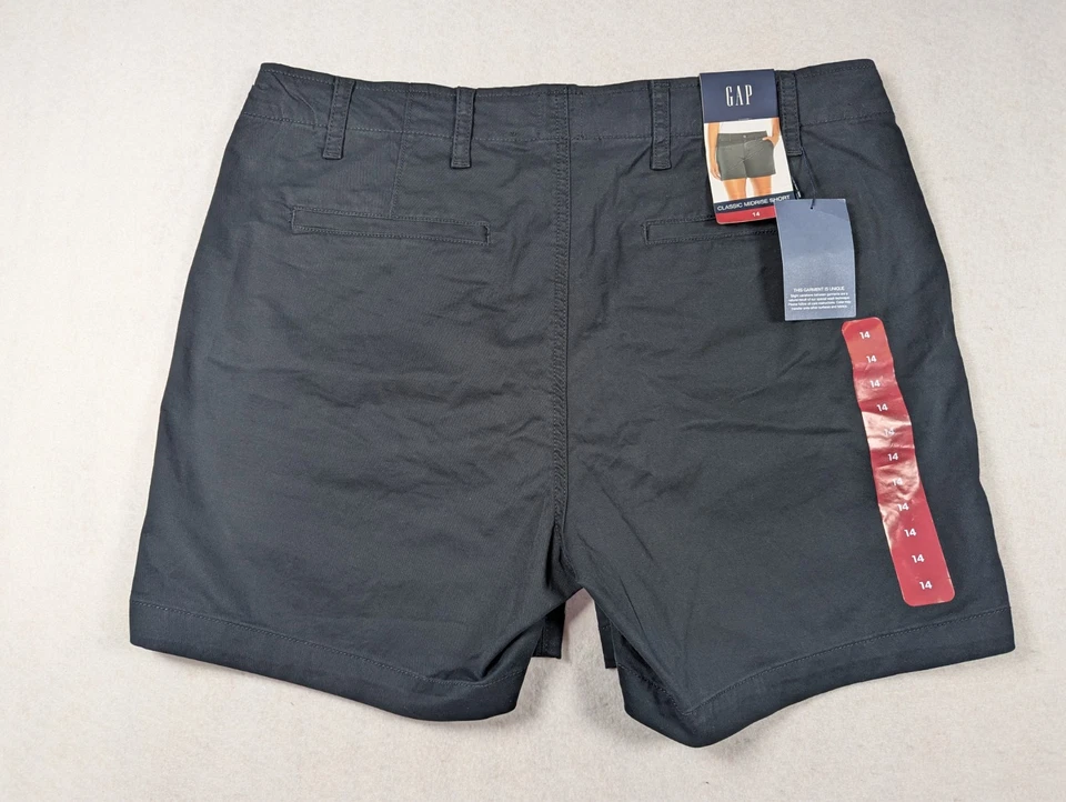 GAP - Para mujer - Pantalón corto clásico de tiro medio de algodón elástico - Talla 14 Foto 4 de 4