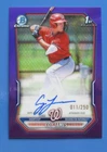 2026 Bowman Chrome Coy James True Purple Refractor 1st Auto /250 Nationals