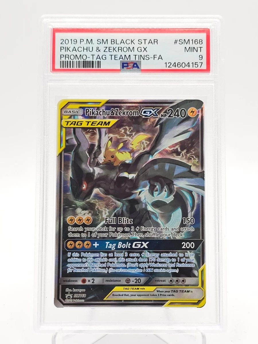 Pikachu & Zekrom GX SM168 Sm for sale | eBay