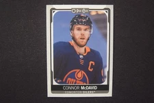Connor McDavid 2021-22 O-Pee-Chee Close Up Head Shot Image Variation SP #1