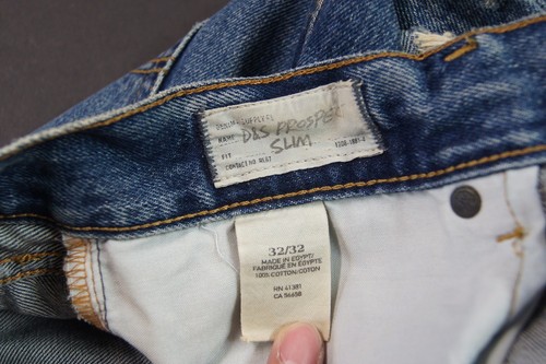 DENIM & SUPPLY RALPH LAUREN Premium Prospect Distressed Slim Blue Jeans NEW NWT - Picture 4 of 6