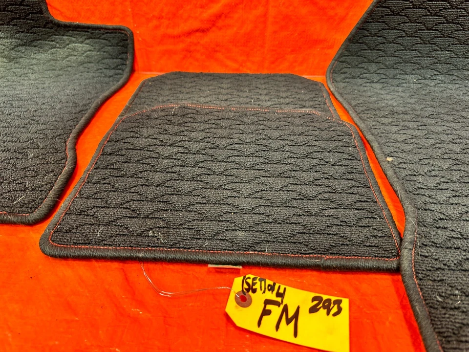 13-16 SCION FRS - JUEGO ALFOMBRILLAS - COLOR NEGRO - IZQUIERDA DERECHA DELANTERA TRASERA - OEM 293 Foto 4 de 4