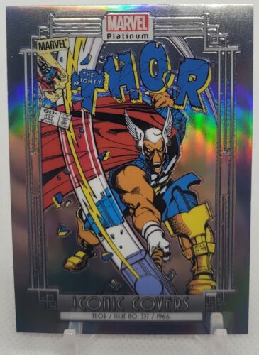 2023 UD Marvel Platinum Thor Iconic Covers Rainbow #IC17 - Picture 1 of 1