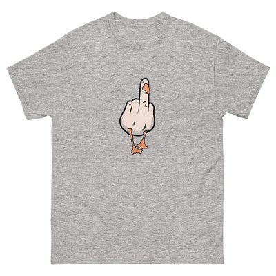 Funny DUCK YOU Bird Middle Finger Insult Humor Novelty Joke Party Flip Off Fun
