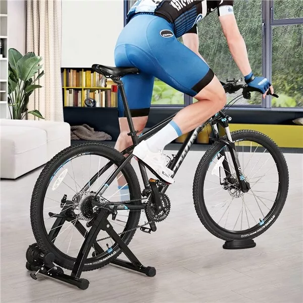 Mountain bike on smart cheap trainer