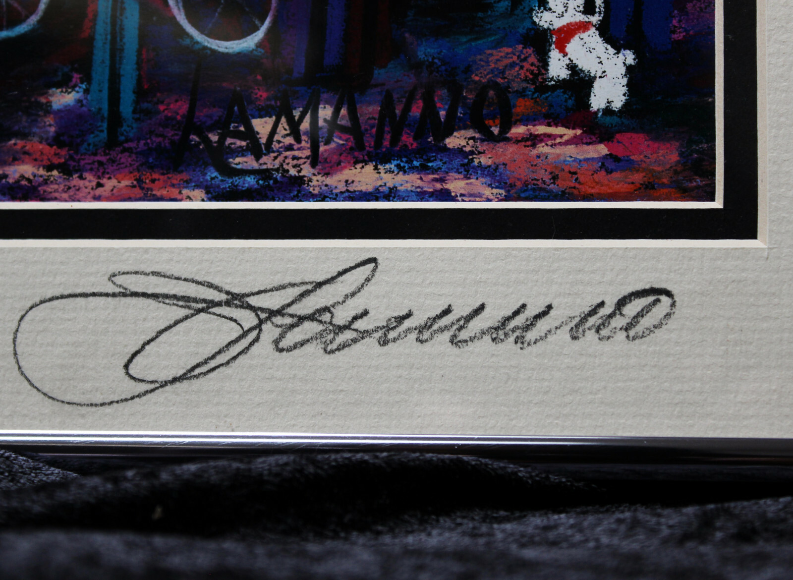 Original Signed Framed Art Print Starbucks Seattle Pike's Place Joseph