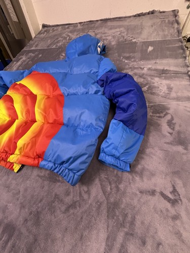 Members Only Space Jam Kids Youth Puffer Jacket sz 14/16 Retro MJ Buggs Street - Picture 10 of 13