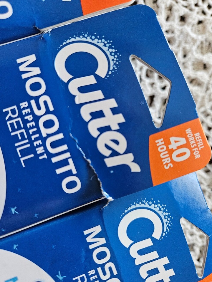 Lot of 5 Cutter Mosquito Repellent 40Hour Refill Use w/ Cutter Eclipse