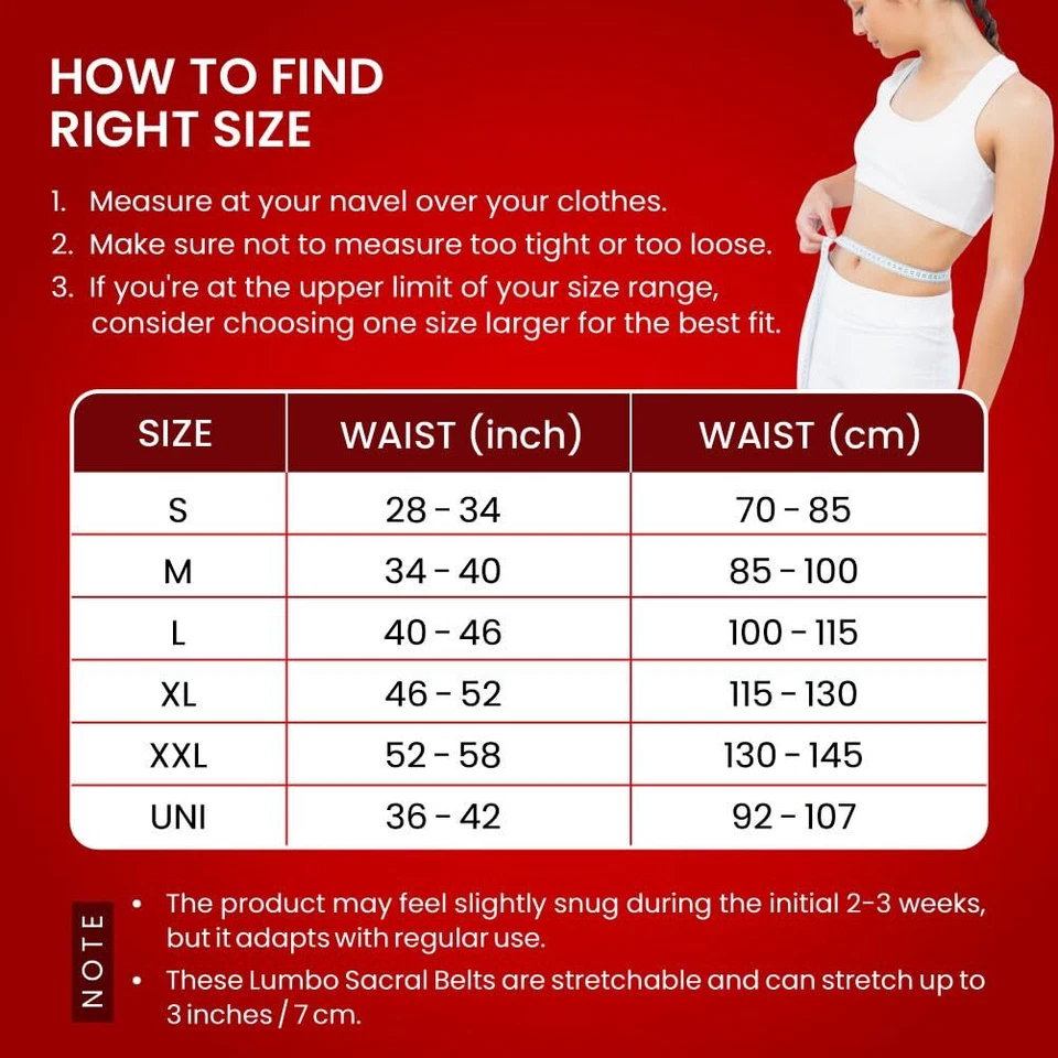 Cinturón de Soporte Sacro Dr.Ortho Lumbo (Cinturón de Soporte Lumbar, Cintura y Espalda) Foto 4 de 4