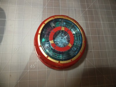 2010 Marvel IRON MAN Electronic Light Up Red Arc Reactor Chest Toy~Tested &Works | eBay