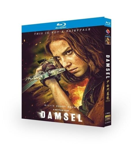 Damsel (2024) Blu-ray BD Movie All Region 1 disque en boîte - Photo 1 sur 1